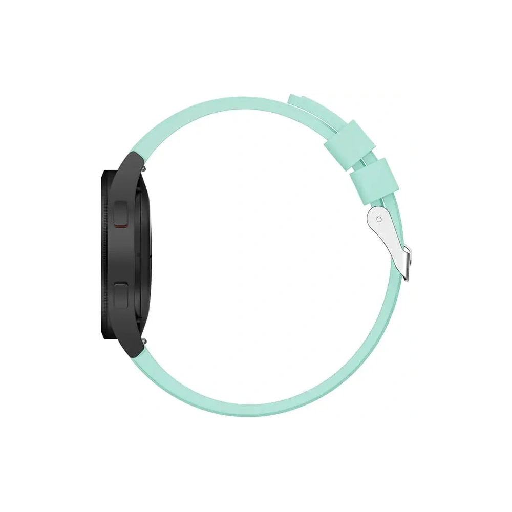 Pasek Bizon Strap Watch Silicone Pro do Samsung Galaxy Watch 20 mm turkusowy