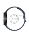 Kup Pasek Bizon Strap Watch Silicone do Samsung Galaxy Watch 20 mm tmavě modrý - BIZ1824 - {ean13} - Sklep Home Screen
