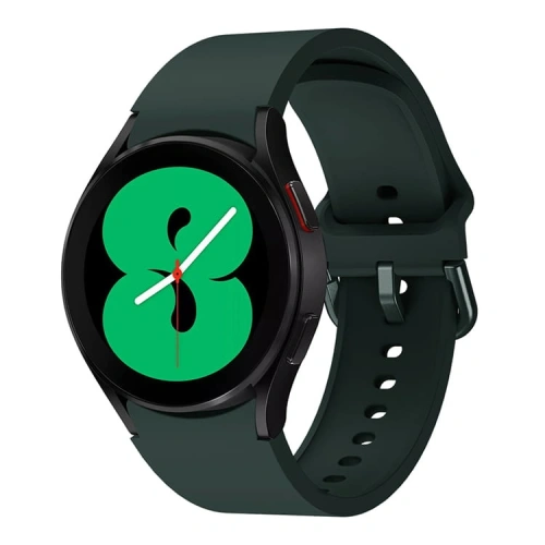 Kup Bizon Strap Uhr Silikon Samsung Galaxy Watch 20 mm dunkelgrün - BIZ1825 - {ean13} - Sklep Home Screen