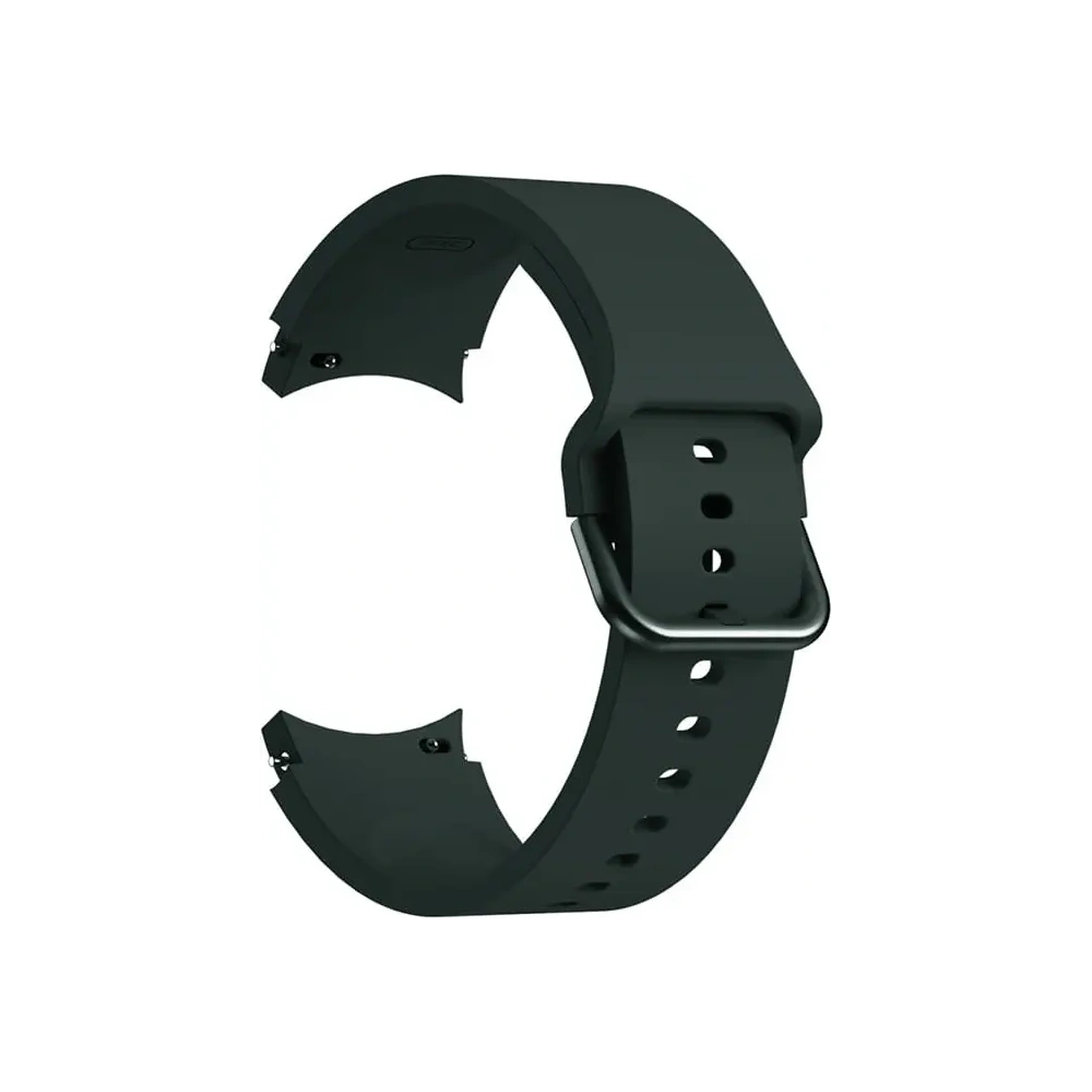 Pasek Bizon Strap Watch Silicone do Samsung Galaxy Watch 20 mm ciemnozielony