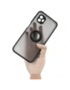 Kup Etui s úchytem na palec Bizon Case Hybrid Ring pro Samsung Galaxy Xcover6 kouřové s černým rámem - BIZ1828 - {ean13} - Sklep Home Screen