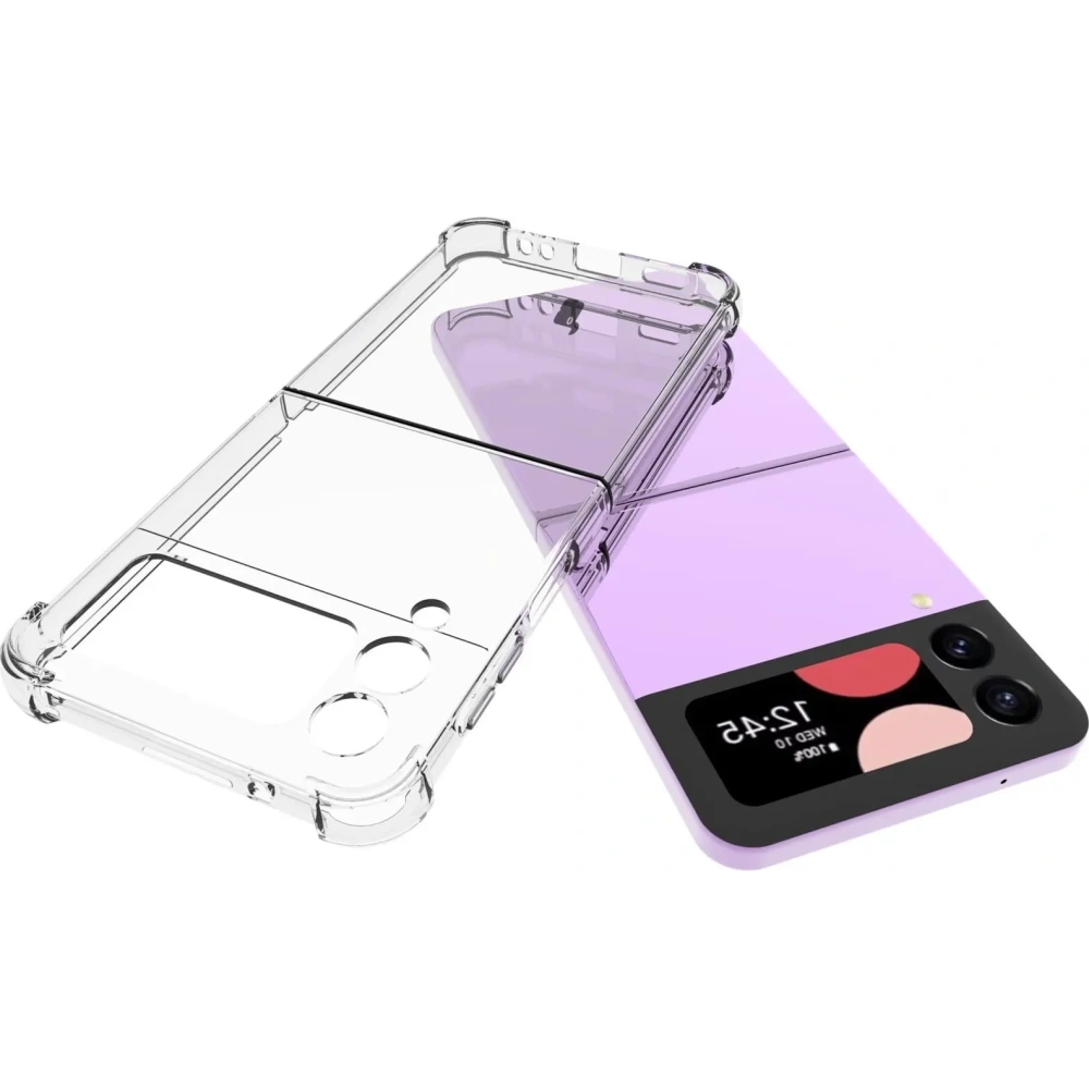 Elastyczne etui Bizon Case Salpa do Samsung Galaxy Z Flip4 przezroczyste