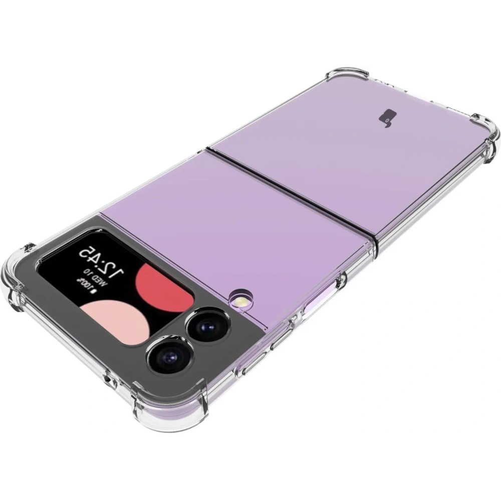Elastyczne etui Bizon Case Salpa do Samsung Galaxy Z Flip4 przezroczyste