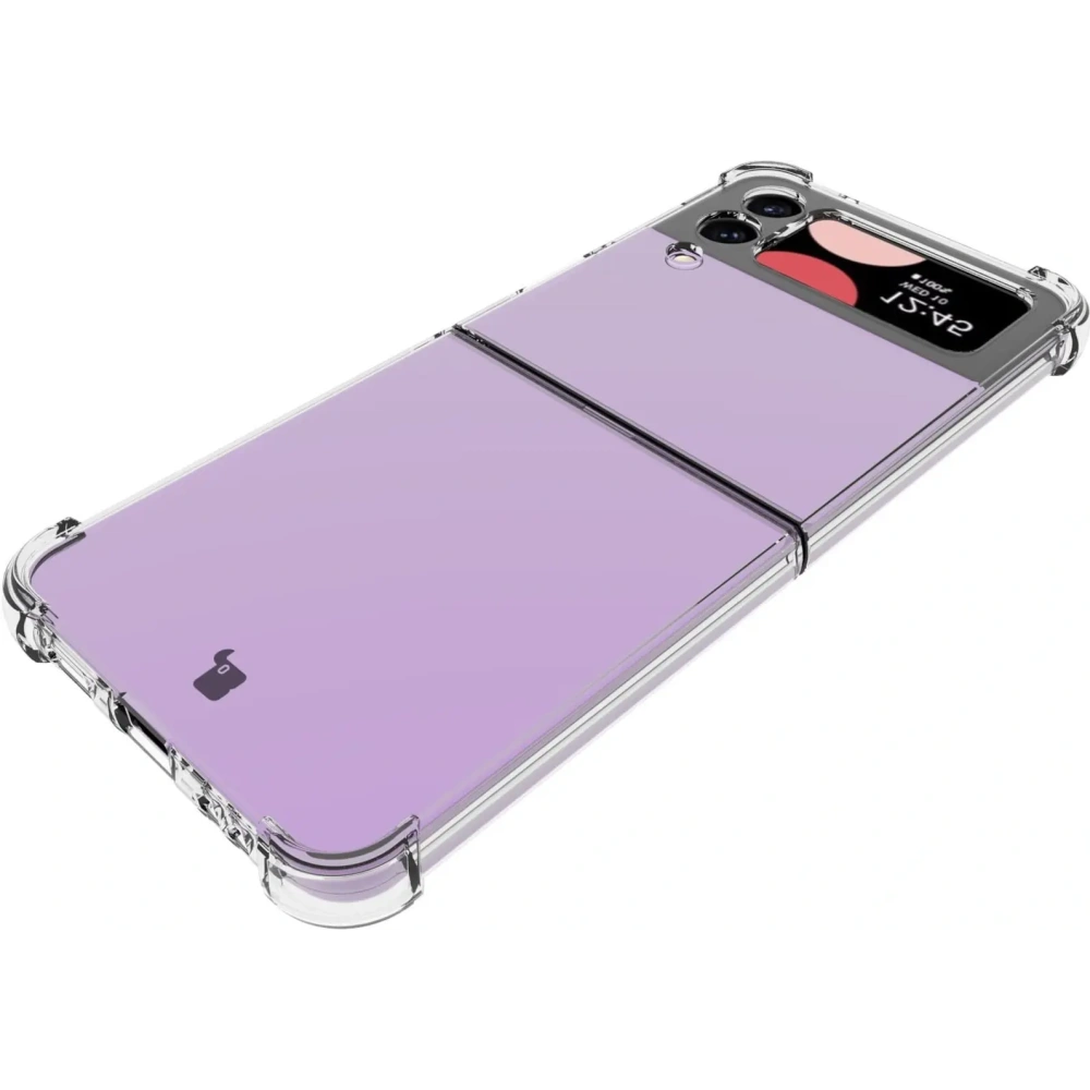 Elastyczne etui Bizon Case Salpa do Samsung Galaxy Z Flip4 przezroczyste