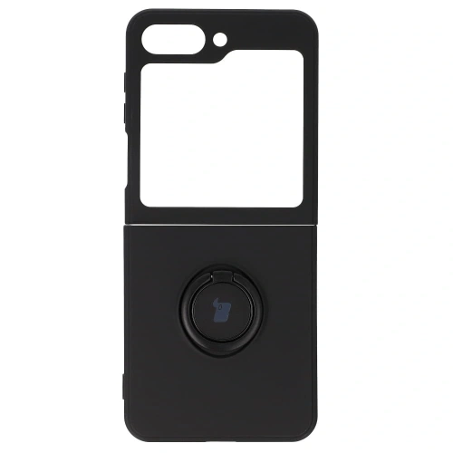 Kup Etui Bizon Case Silicone Ring Sq do Samsung Galaxy Z Flip5 černé - BIZ1831 - {ean13} - Sklep Home Screen