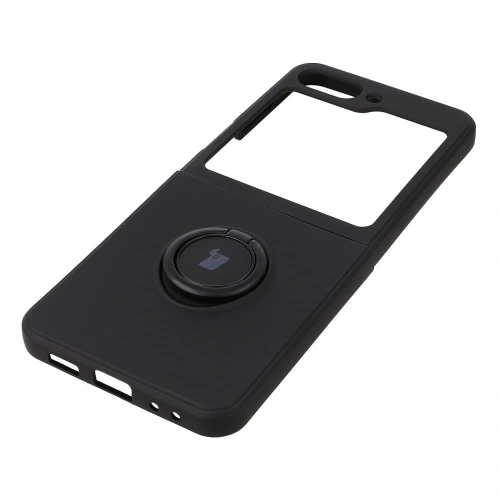 Kup Etui Bizon Case Silicone Ring Sq do Samsung Galaxy Z Flip5 černé - BIZ1831 - {ean13} - Sklep Home Screen
