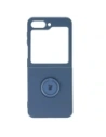 Kup Etui Bizon Case Silicone Ring Sq do Samsung Galaxy Z Flip5 modré - BIZ1832 - {ean13} - Sklep Home Screen