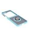 Kup Etui s úchytem na prst Bizon Case Hybrid Ring pro Samsung Galaxy Z Flip5 kouřové s světle modrým rámem - BIZ1834 - {ean13} - Sklep Home Screen