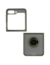 Kup Etui s úchytem na prst Bizon Case Hybrid Ring pro Samsung Galaxy Z Flip5 kouřové se zeleným rámečkem - BIZ1835 - {ean13} - Sklep Home Screen