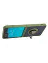 Kup Etui s úchytem na prst Bizon Case Hybrid Ring pro Samsung Galaxy Z Flip5 kouřové se zeleným rámečkem - BIZ1835 - {ean13} - Sklep Home Screen