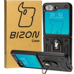 Kup Etui Bizon Case Shield Ring do Samsung Galaxy Z Flip5 černé - BIZ1836 - {ean13} - Sklep Home Screen
