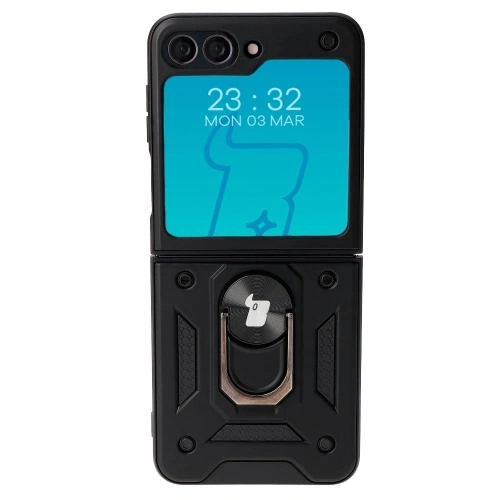 Kup Bizon Case Shield Ring Samsung Galaxy Z Flip5 fekete - BIZ1836 - {ean13} - Sklep Home Screen