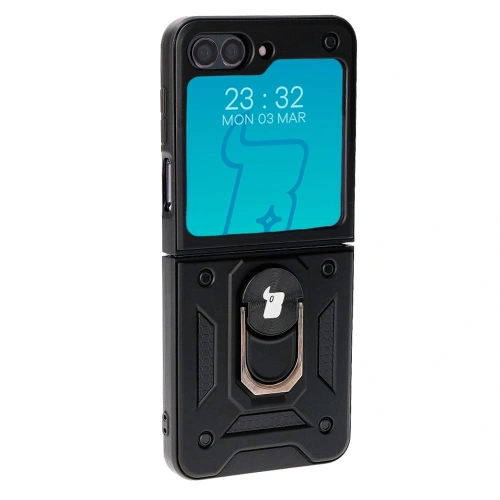 Kup Bizon Case Shield Ring Samsung Galaxy Z Flip5 fekete - BIZ1836 - {ean13} - Sklep Home Screen