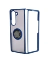 Kup Etui s úchytem na prst Bizon Case Hybrid Ring do Samsung Galaxy Z Fold5 kouřové s modrým rámem - BIZ1842 - {ean13} - Sklep Home Screen