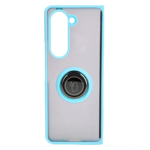 Kup Bizon Case Hybrid Ring Samsung Galaxy Z Fold5 fumuriu cu un cadru bleu deschis - BIZ1843 - {ean13} - Sklep Home Screen