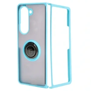 Kup Bizon Case Hybrid Ring Samsung Galaxy Z Fold5 füstös színben, világoskék kerettel - BIZ1843 - {ean13} - Sklep Home Screen