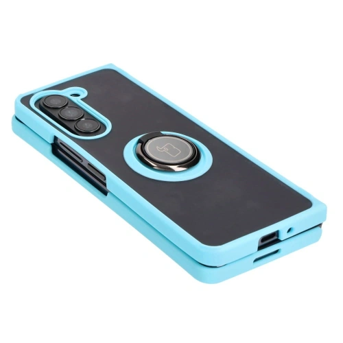 Kup Bizon Case Hybrid Ring Samsung Galaxy Z Fold5 fumuriu cu un cadru bleu deschis - BIZ1843 - {ean13} - Sklep Home Screen