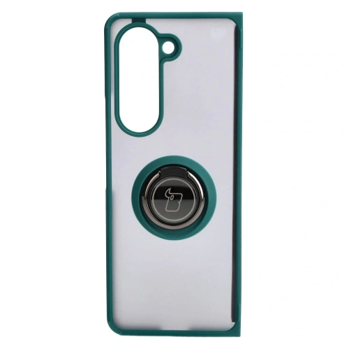 Buy Bizon Case Hybrid Ring Samsung Galaxy Z Fold5 smoky with a dark green frame - BIZ1844 - {ean13} - Home Screen Store Europe