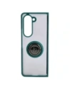Kup Etui s úchopem na prst Bizon Case Hybrid Ring do Samsung Galaxy Z Fold5 kouřové s tmavě zeleným rámečkem - BIZ1844 - {ean13} - Sklep Home Screen