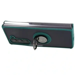 Kup Etui s úchopem na prst Bizon Case Hybrid Ring do Samsung Galaxy Z Fold5 kouřové s tmavě zeleným rámečkem - BIZ1844 - {ean13} - Sklep Home Screen