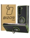 Kup Bizon Case Hybrid Ring Samsung Galaxy Z Fold5 fumuriu cu un cadru verde - BIZ1845 - {ean13} - Sklep Home Screen