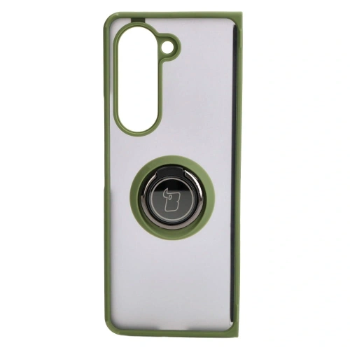 Buy Bizon Case Hybrid Ring Samsung Galaxy Z Fold5 smoky with a green frame - BIZ1845 - {ean13} - Home Screen Store Europe