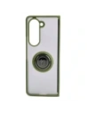 Buy Bizon Case Hybrid Ring Samsung Galaxy Z Fold5 smoky with a green frame - BIZ1845 - {ean13} - Home Screen Store Europe