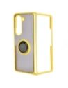 Kup Etui s držákem na prst Bizon Case Hybrid Ring pro Samsung Galaxy Z Fold5 kouřové s žlutým rámem - BIZ1846 - {ean13} - Sklep Home Screen