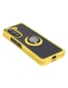Buy Bizon Case Hybrid Ring Samsung Galaxy Z Fold5 smoky with a yellow frame - BIZ1846 - {ean13} - Home Screen Store Europe