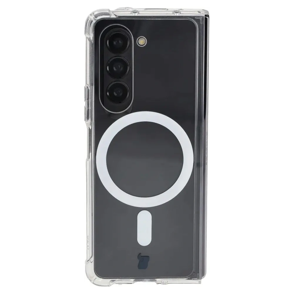 Etui Bizon Case Pure Magnetic do Samsung Galaxy Z Fold5 przezroczyste