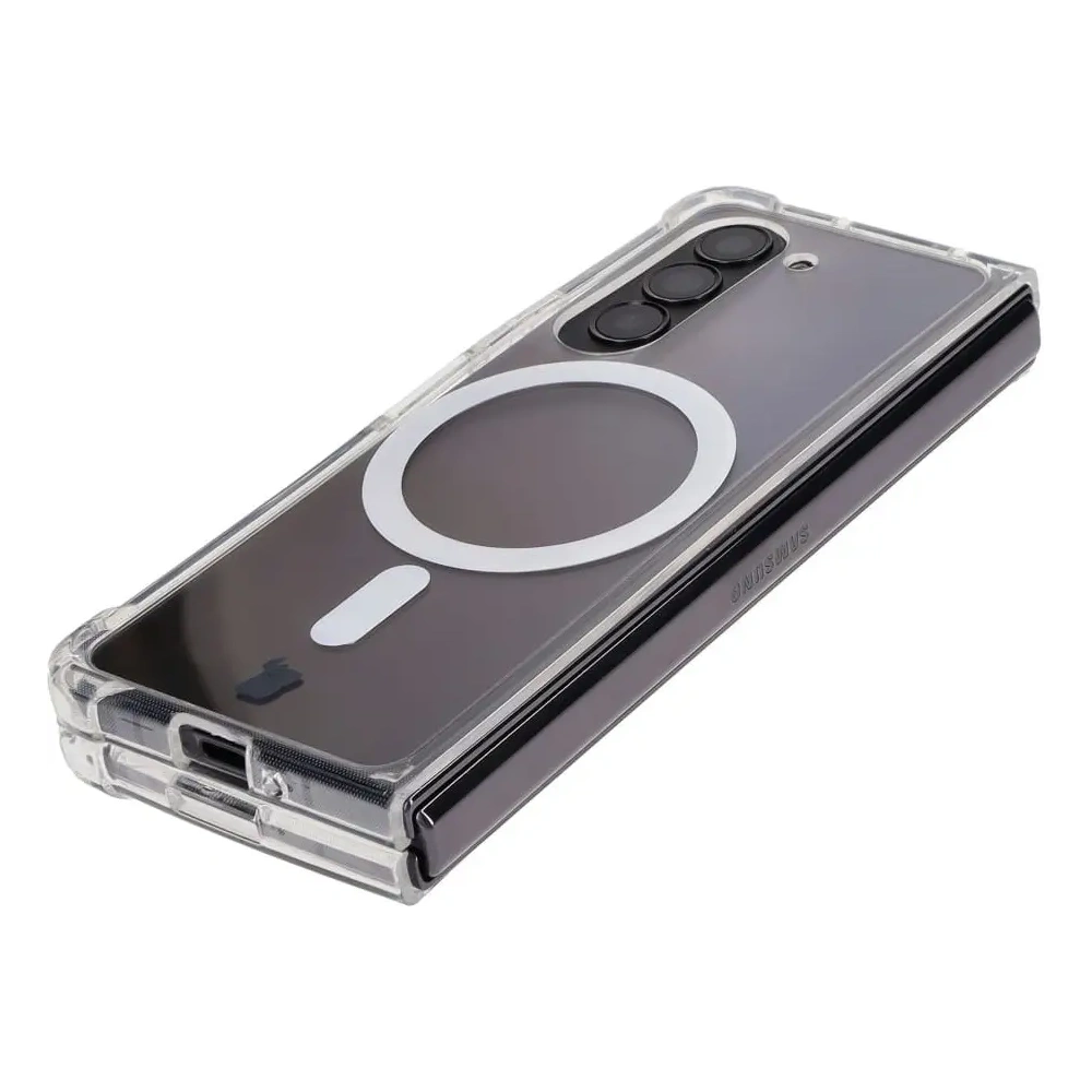 Etui Bizon Case Pure Magnetic do Samsung Galaxy Z Fold5 przezroczyste