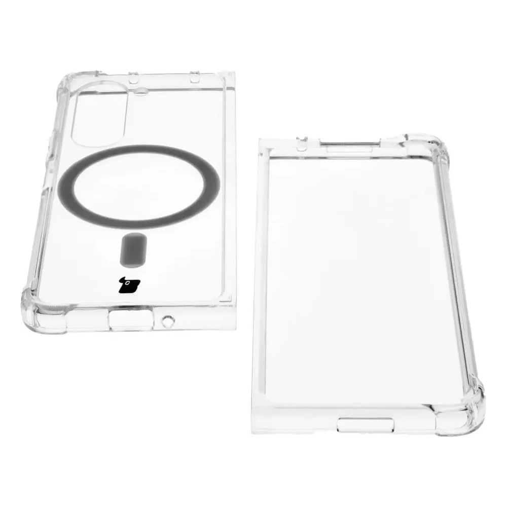Etui Bizon Case Pure Magnetic do Samsung Galaxy Z Fold5 przezroczyste