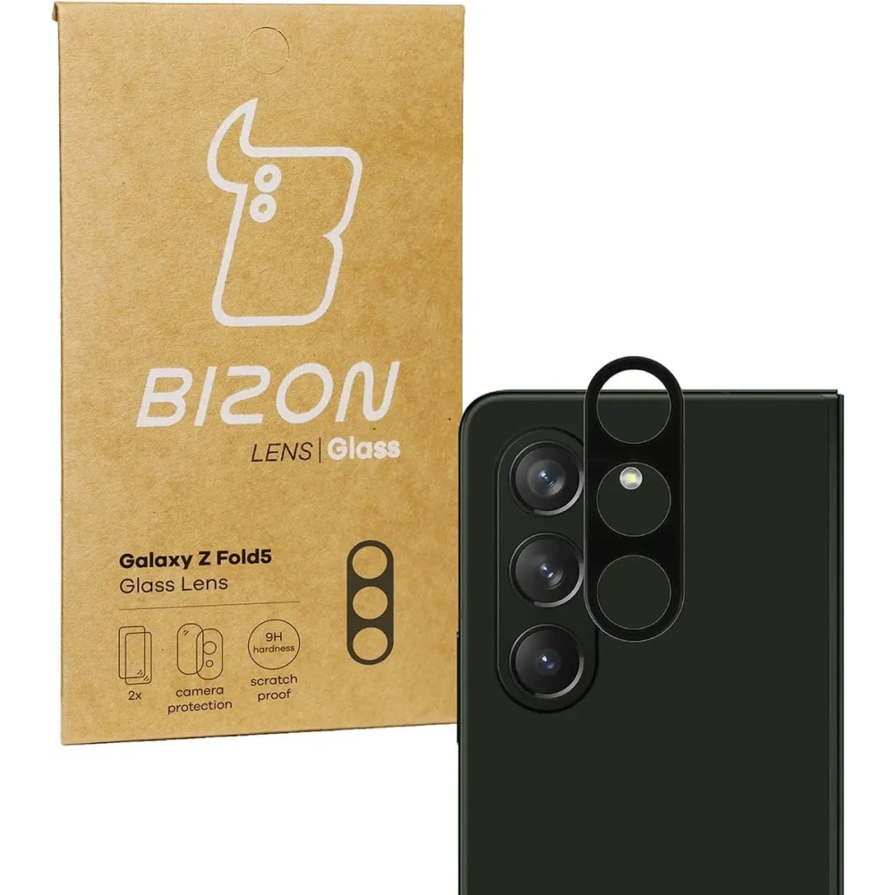 Szkło na aparat Bizon Glass Lens do Samsung Galaxy Z Fold5 [2 PACK]