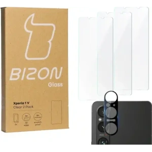 Buy BIZON Clear 3x screen glass + camera glass Xperia 1 V - BIZ1853 - {ean13} - Home Screen Store Europe
