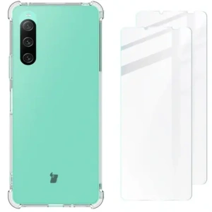 Buy Bizon Case Clear Pack case + 2x screen glass Sony Xperia 10 V clear - BIZ1860 - {ean13} - Home Screen Store Europe