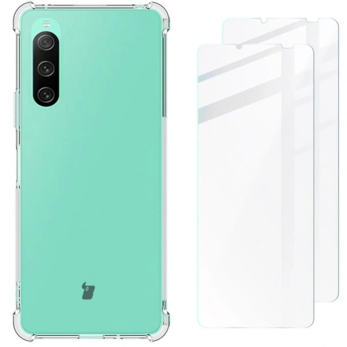 Buy Bizon Case Clear Pack case + 2x screen glass Sony Xperia 10 V clear - BIZ1860 - {ean13} - Home Screen Store Europe