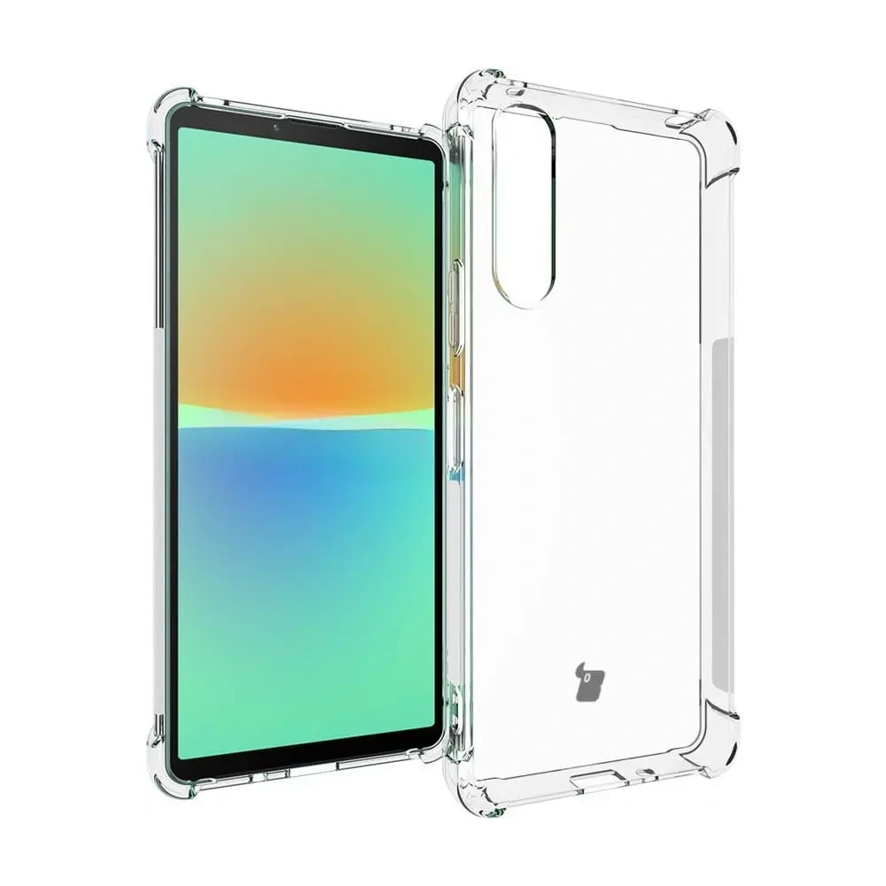 Etui + 2x szkło na ekran Bizon Case Clear Pack do Sony Xperia 10 V przezroczyste