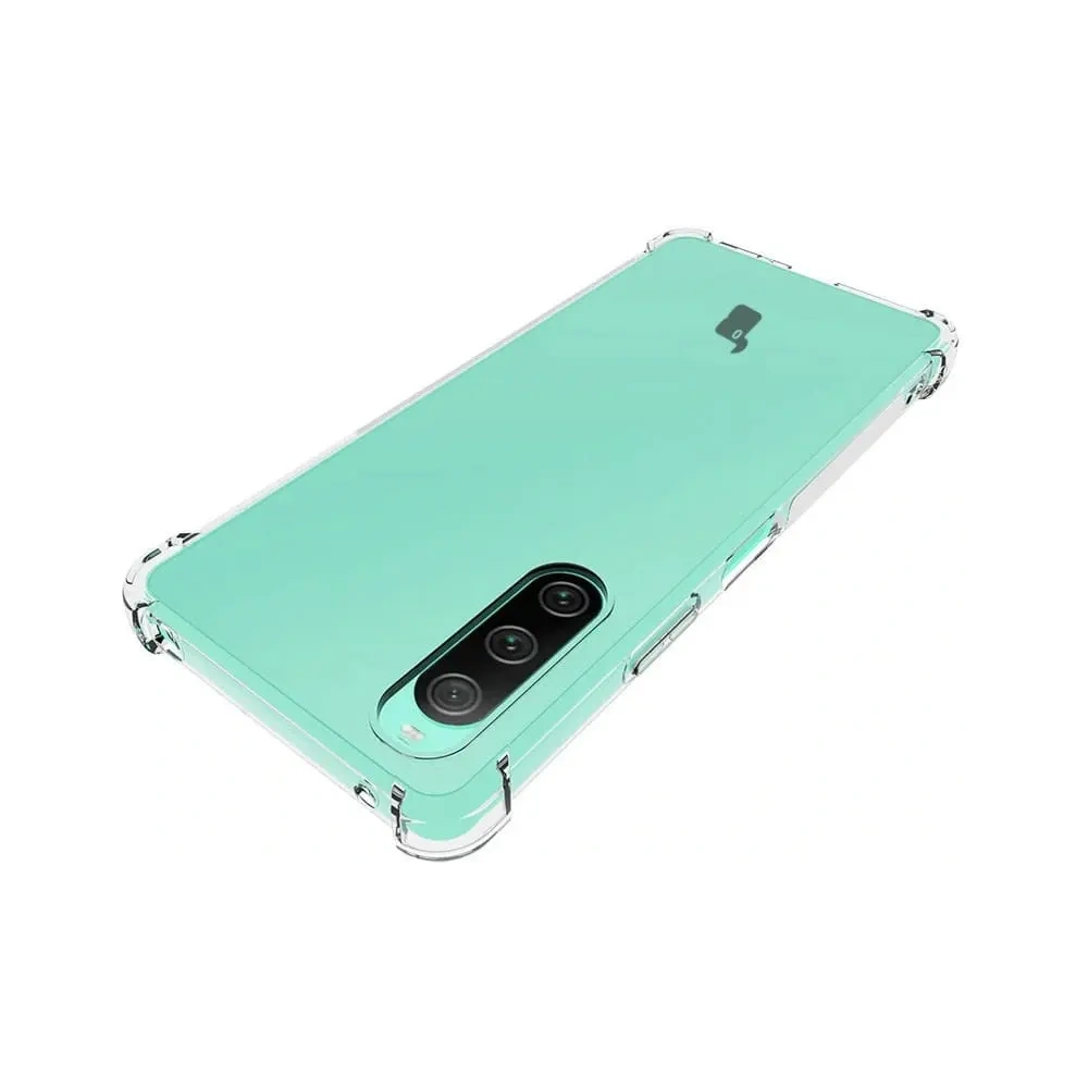 Etui + 2x szkło na ekran Bizon Case Clear Pack do Sony Xperia 10 V przezroczyste