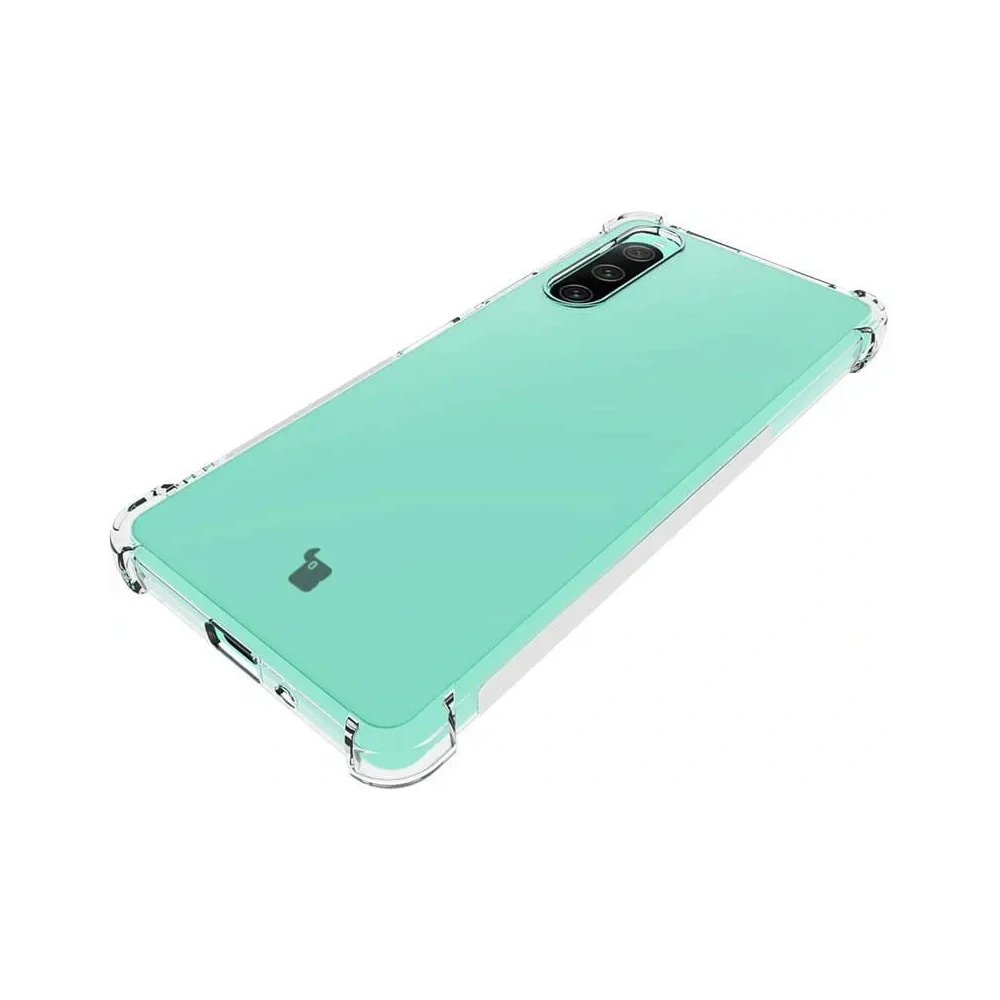 Etui + 2x szkło na ekran Bizon Case Clear Pack do Sony Xperia 10 V przezroczyste