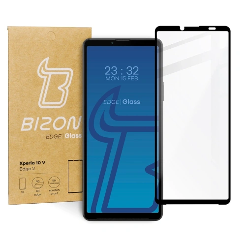 Buy Bizon Glass Edge 2 Xperia 10 V black - BIZ1861 - {ean13} - Home Screen Store Europe