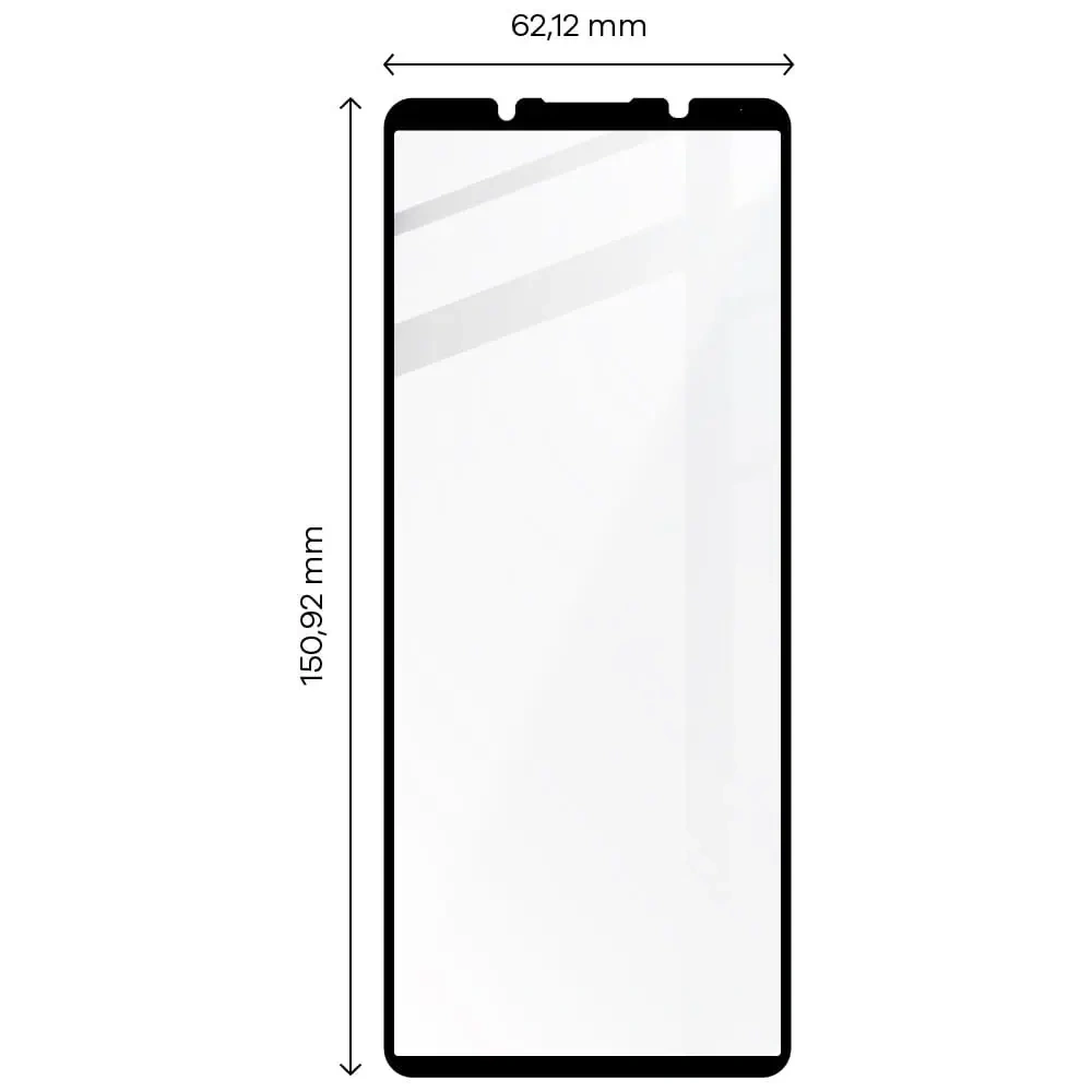 Szkło hartowane Bizon Glass Edge 2 do Sony Xperia 5 IV czarne
