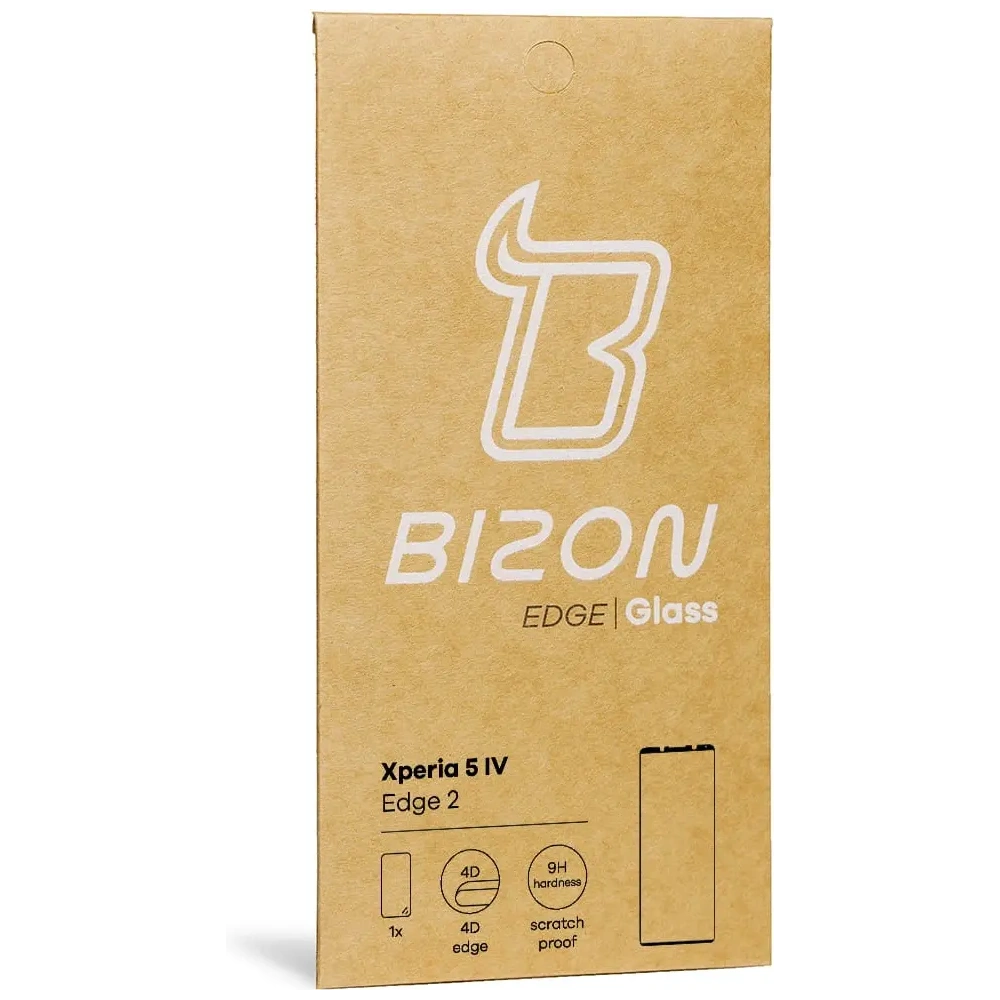 Szkło hartowane Bizon Glass Edge 2 do Sony Xperia 5 IV czarne