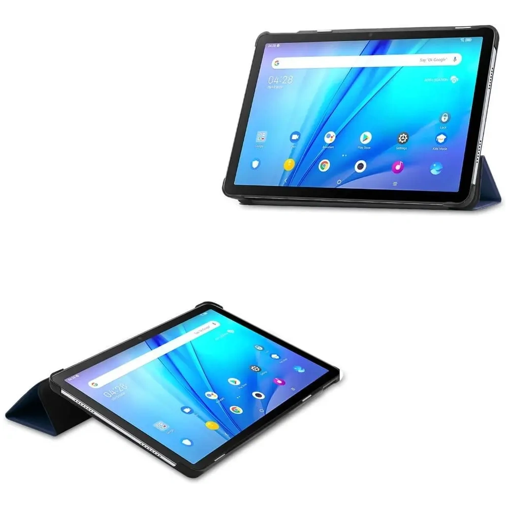 Etui Bizon Case Tab Croc do TCL Tab 10s 9080G (2021) granatowe