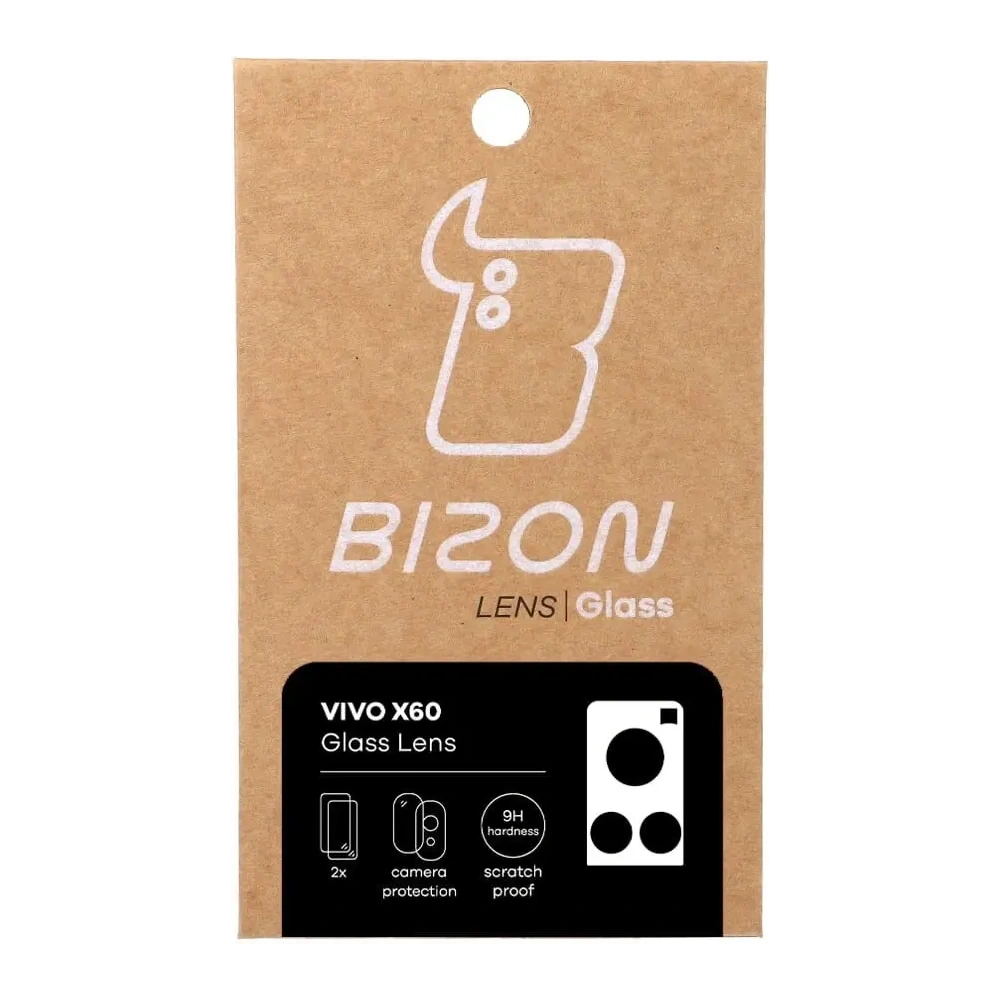 Szkło na aparat Bizon Glass Lens do Vivo X60 [2 PACK]