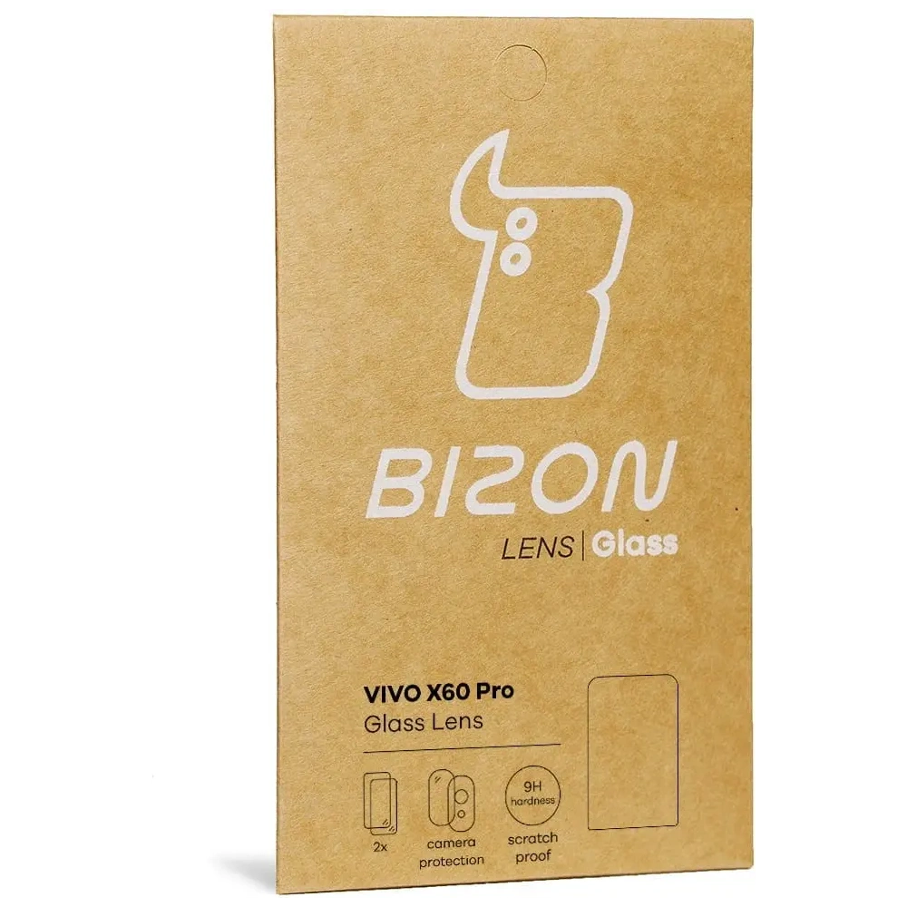 Szkło na aparat Bizon Glass Lens do Vivo X60 Pro [2 PACK]