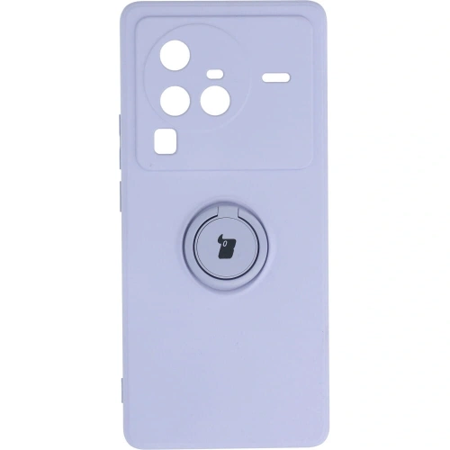 Kup Etui Bizon Case Silicone Ring Sq do VIVO X80 Pro jasnofioletowe - BIZ1874 - {ean13} - Sklep Home Screen