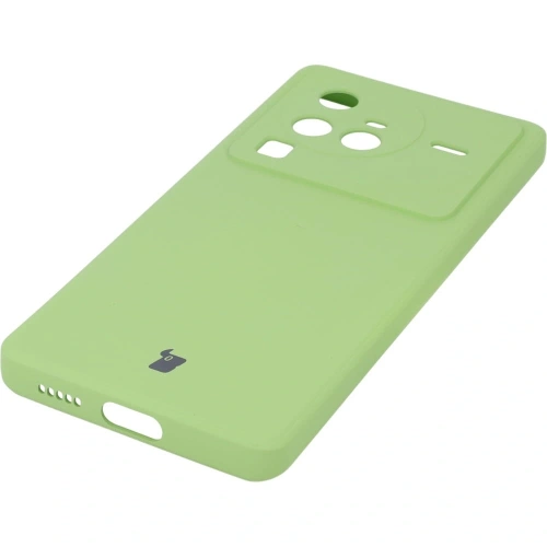 Kup Etui Bizon Case Silicone Sq do Vivo X80 Pro jasnozielone - BIZ1877 - {ean13} - Sklep Home Screen