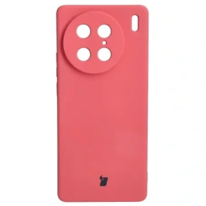 Etui Bizon Case Silicone Sq do VIVO X90 Pro brudny róż
