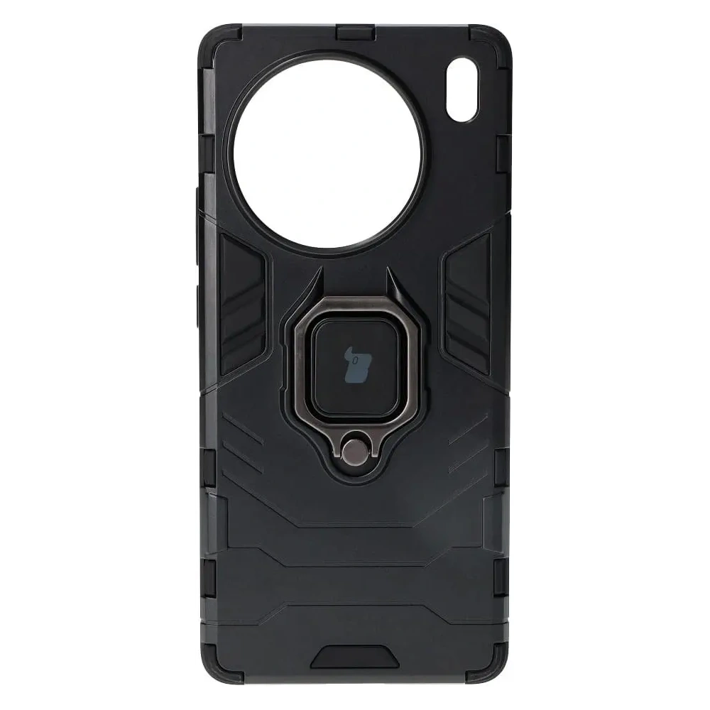 Etui Bizon Case Armor Ring do VIVO X90 Pro czarne