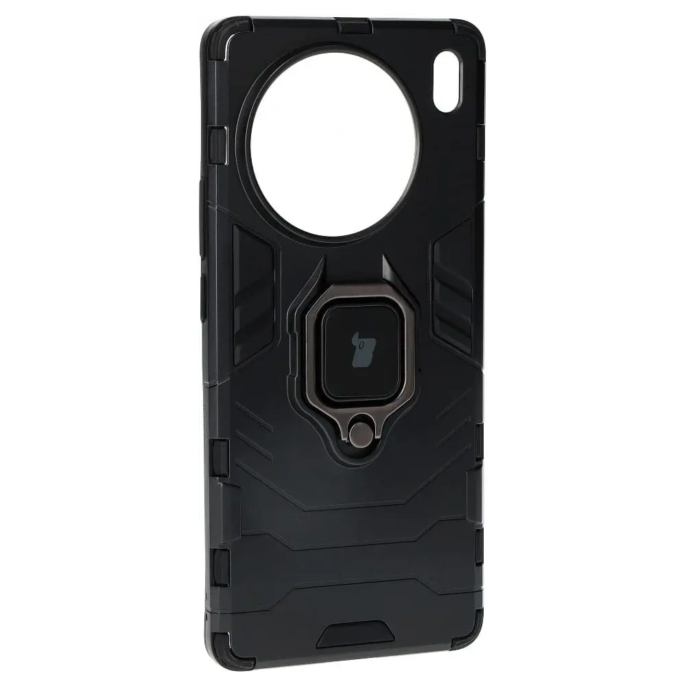 Etui Bizon Case Armor Ring do VIVO X90 Pro czarne